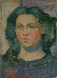 Portrait of alma rydeng (later lönnberg), 1913, Jalmari Ruokokoski