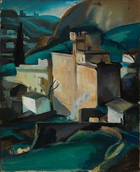 Townscape from italy, 1920 - 1929, Henry Ericsson