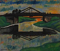 Dance on the bridge, 1930, Vilho Lampi