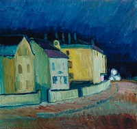 City view from eira, helsinki, 1912, William Iönnberg