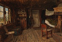 Interior on åland, 1871, Karl Emanuel Jansson