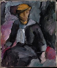 Seated lady, 1913, Valle Rosenberg