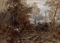 Forest landscape near näsijärvi ; unfinished, 1859 - 1860, Werner Holmberg