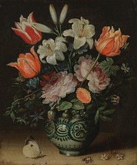 Vase with flowers, Jan Brueghel I