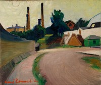 View of helsinki, the finnish sugar co., 1926, Väinö Kunnas