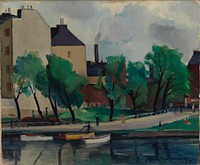 Urban shore, 1929, by Juho Salminen