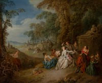 Fête champêtre, 1715 - 1736, Jeanbaptiste Pater