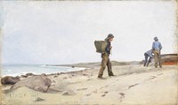Oyster pickers, 1885, Ada Thil&eacute;n