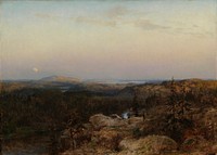 Landscape from savo, 1868, Berndt Lindholm