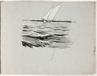 (unknown)part of a sketchbook, by Albert Edelfelt