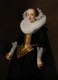 Portrait of a 22-year-old woman, 1628, Nicolaes Eliasz Pickenoy