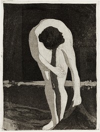 Kumartuva malli, 1905 - 1910, by Hugo Simberg