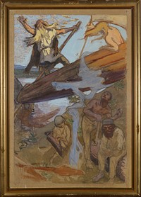 The departure of väinämöinen, 1893 - 1894, by Akseli Gallen-Kallela