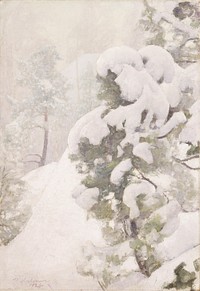 Winter landscape, 1926, by Pekka Halonen