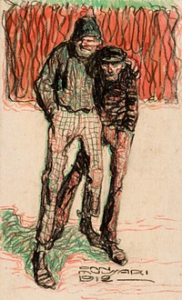 Kaksi kulkuria, 1912, Onni Muusari