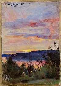 Sunset, 1893, Eero Järnefelt