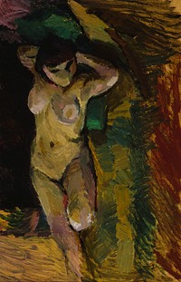 The nude, 1913, Valle Rosenberg