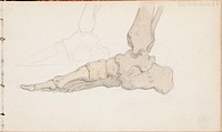 (unknown)part of a sketchbook, by Albert Edelfelt