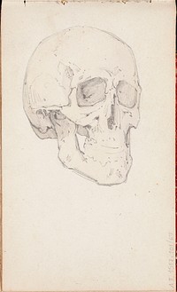 (unknown)part of a sketchbook, by Albert Edelfelt