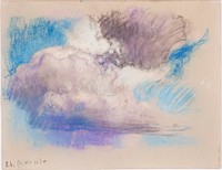 Pilvet 1900-luvun alusta (n. 1910-12 ?), 1910 - 1912part of a sketchbook, Eero Järnefelt