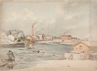 Tammerkoski, 1861, Magnus von Wright