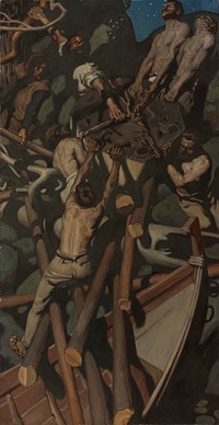 The theft of the sampo, 1905, by Akseli Gallen-Kallela