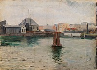 Näköala havnegadelta, 1890 - 1906 by Albert Gottschalk