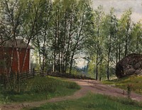 Landscape from espoo, 1903, Thorsten Waenerberg