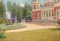 Näköala inhasta, 1903, by Albert Gebhard