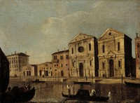 Canal view from venice, 1700 - 1799, Johan Richter Circle