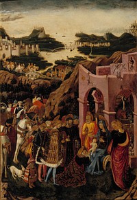 The adoration of the magi, 1440 - 1445, Giovanni Boccati