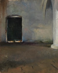 The door, 1884, Helene Schjerfbeck