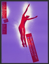 The Contemporary Dance Company (1980-1990) poster  by Lanny Sommese. Original public domain image from Library of Congress. Digitally enhanced by rawpixel.