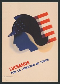 Edward McKnight's We fight for the freedom of all (1940) vintage army poster. Original public domain image from the Library of Congress.