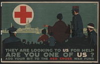 They are looking to us for help - Are you one of us? Add your bit to the Red Cross War Fund  L. N. Britton.