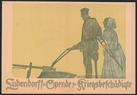 Ludendorff-Spende für Kriegsbeschädigte  Olaf Gulbransson 1918.