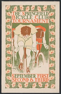 The Springfield bicycle club tournament, September first, second, & third  Bradley.
