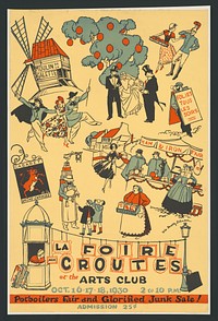 La Foire aux Croutes at the Arts club. Oct. 16.17.18, 1930 2 to 10 p.m.