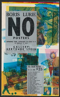 No posters. Gertrude Stein Gallery