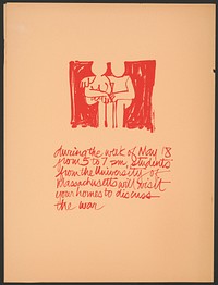 During the week of May 18 from 5 to 7pm, students from the University of Massachusetts will visit your homes to discuss the war