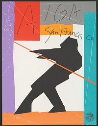 AIGA San Francisco (1984) poster. Original public domain image from Library of Congress. Digitally enhanced by rawpixel.