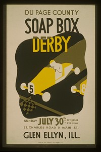 Du Page County soap box derby ... Glen Ellyn, Ill.  Beard.