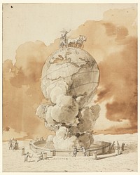 Design for a Public Monument to be Erected on a Paris Square, Jeanpierrelouislaurent Houl