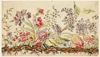 Design for a wallpaper frieze