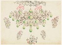 Design for Six Brooches, Girolamo Venturi