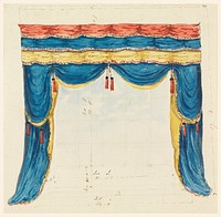 Design for Window Drapery, Frederick Crace