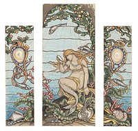 Study for "The Mermaid Window," A.H. Barney Residence, New York, NY, Elihu Vedder