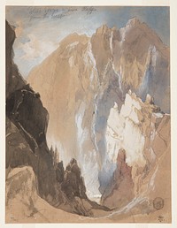 Toltec Gorge and Eva Cliff from the West, Colorado, Thomas Moran