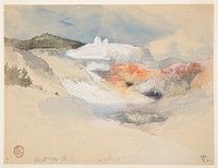 Yellowstone, Hot Springs, Thomas Moran
