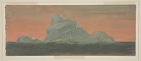 Iceberg Against Evening Sky, Frederic Edwin Church